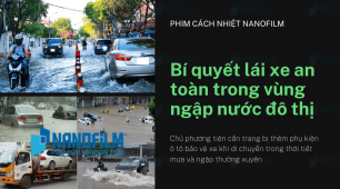 Bí quyết lái xe an toàn trong vùng ngập nước đô thị