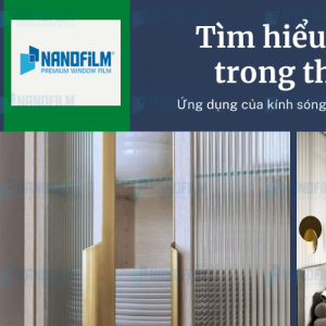 Tìm hiểu về kính sóng trong thiết kế nhà ở