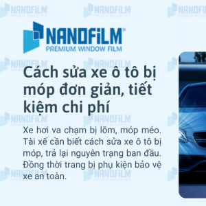 Cách sửa xe ô tô bị móp đơn giản, tiết kiệm chi phí