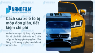 Cách sửa xe ô tô bị móp đơn giản, tiết kiệm chi phí