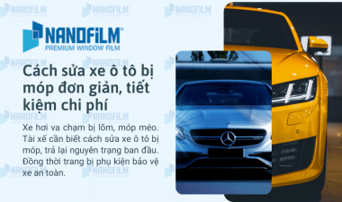 Cách sửa xe ô tô bị móp đơn giản, tiết kiệm chi phí