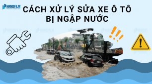 Cách xử lý sửa xe ô tô bị ngập nước cơ bản cho bác tài