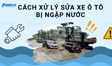 Cách xử lý sửa xe ô tô bị ngập nước cơ bản cho bác tài