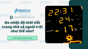 Đo nhiệt độ thời tiết trong nhà và ngoài trời như thế nào?