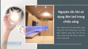 Nguyên tắc khi sử dụng đèn led trong chiếu sáng gia chủ cần biết