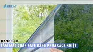 Làm mát không gian quán cà phê bằng phim cách nhiệt