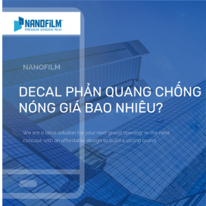 Decal phản quang chống nóng hiện nay có giá bao nhiêu?