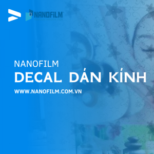 Decal dan kính spa sáng tạo không gian thu hút khách hàng