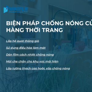 Điểm qua một số cách chống nóng cho cửa hàng thời trang cực hiệu quả