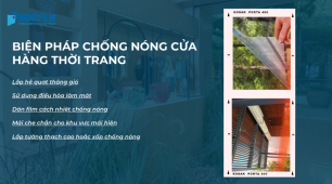 Điểm qua một số cách chống nóng cho cửa hàng thời trang cực hiệu quả