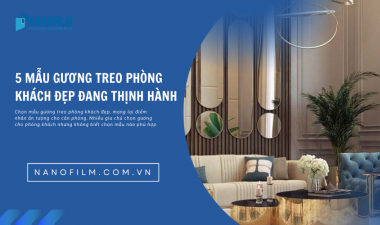 Tổng hợp các mẫu gương treo phòng khách đang thị hành năm 2022